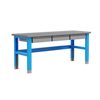 стол промышленный prf-cmp 2000 с тремя ящиками фото