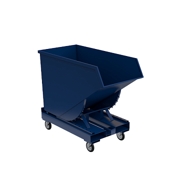 контейнер металлический (опрокидывающийся) 1250x700x1500 фото