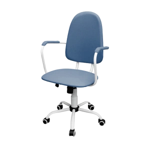 кресло для персонала кр14(1) синие фото
