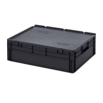 евроконтейнер esd с крышкой на шарнире 235x600x800 фото