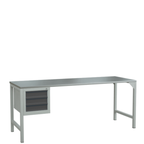 верстак 2000 с подвесной тумбой с 3 ящиками фото