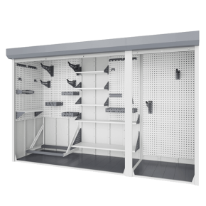 шкаф для паркинга 2300x3100x1200 двухсекционный фото