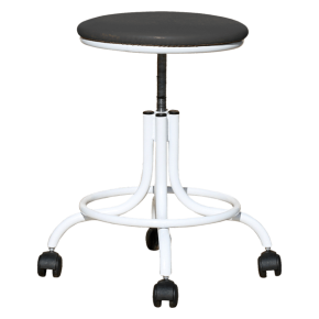 винтовой табурет с мягким круглым сиденьем фото