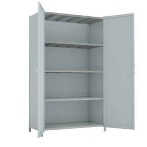 Стеллаж 2500x1500x750 стенки сплошные, двери сплошные, 5 ярусов стеллаж 2500x1500x750 стенки сплошные, двери сплошные, 5 ярусов фото