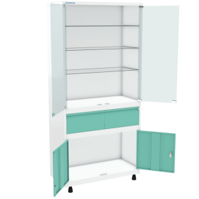 Медицинский шкаф ШМС-2-Р-2-Ц медицинский шкаф шмс-2-р-2-ц фото