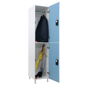 шкаф для раздевалок wl 12-40 el голубой/белый фото