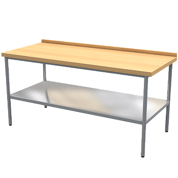 стол кондитерский из нержавейки 870x1800x800 фото