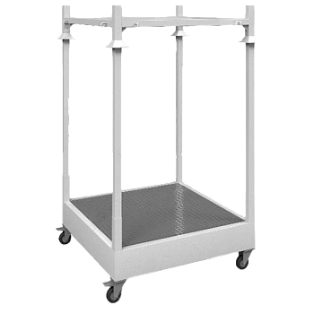 держатель для биг-бэга 1300 с поддоном на колесах фото