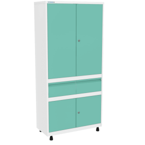 шкаф медицинский двустворчатый шмм-2-р-2-ц фото