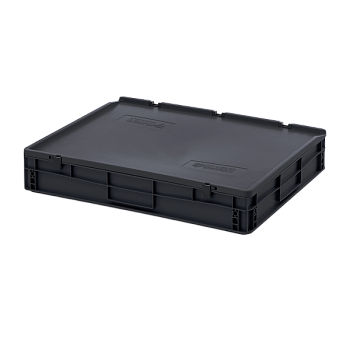 евроконтейнер esd с крышкой на шарнире 135x600x800 фото