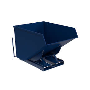 контейнер металлический с рычагом (опрокидывающийся) фото