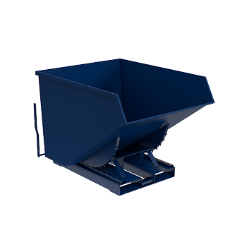 контейнер металлический с рычагом (опрокидывающийся) фото