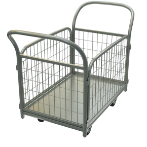 тележка платформенная с сетчатыми бортами тс ц 2 фото