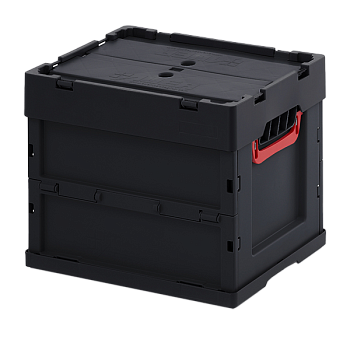 складной ящик esd с крышкой 320x300x400 фото