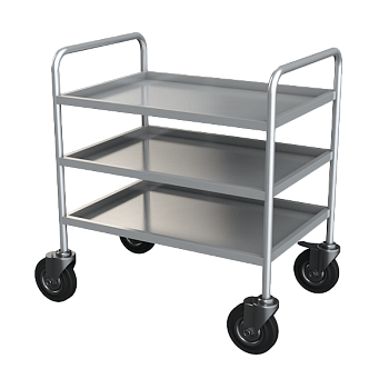 тележка сервировочная разборная 840x795x500 колеса 100 мм фото