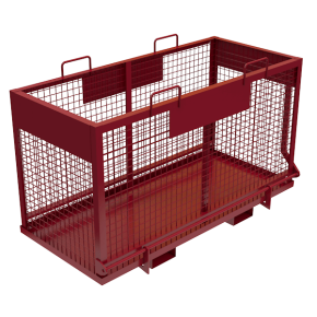 Сетчатый саморазгружающийся контейнер