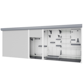 шкаф для паркинга 1700x6150x1200 трехсекционный фото