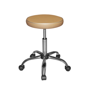 табурет медицинский на газ лифте и колесах т11 бежевый фото