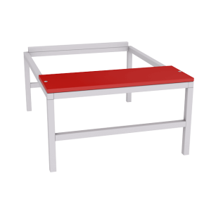 подставка со скамьей под шкаф на 600 (верх лдсп) фото