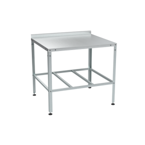 стол разделочный из нержавеющей стали с бортом 870x950x800 фото