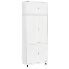 шкаф медицинский шмм-2-р-2 с антресолью и мастер-системой фото