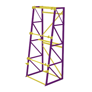 стеллаж для кабельных барабанов 3,5-3 фото