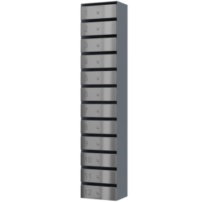 почтовый ящик 12-секционный серия ультра инокс смарт фото