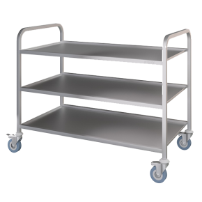 тележка сервировочная нержавеющая 1100x600x850 мм фото