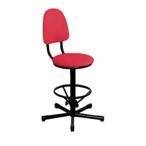 Промышленный стул красный КР03 каркас черный промышленный стул красный кр03 каркас черный фото