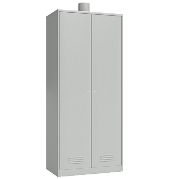 металлический шкаф для одежды с вентиляцией фото