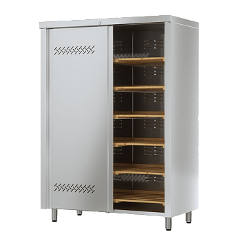 шкаф для хлеба из нержавейки 1730x1200x600 фото