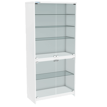 шкаф-витрина медицинский двухстворчатый шсс-2 фото