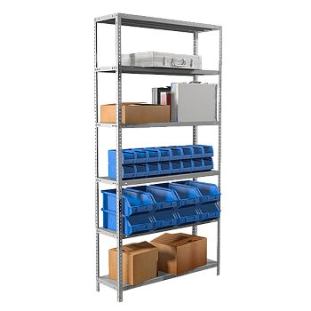 стеллаж ms standart 220x100x30 фото