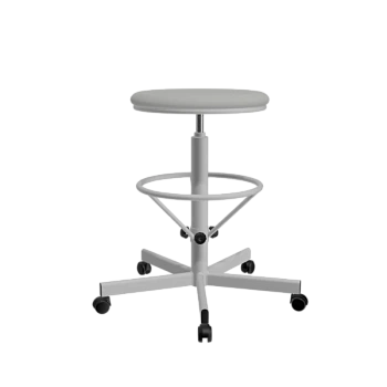 табурет с усиленной опорой для ног т03/к светло-серый фото