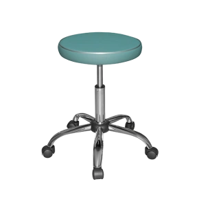 табурет медицинский на газ лифте и колесах т11 зеленый фото
