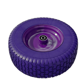 колесо полиуретан 400 мм d16 симметричная ступица фото