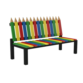 скамейка для площадок детская фото