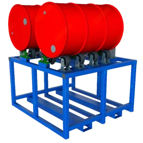 стационарная установка для вращения двух бочек 725x1300x1200 фото