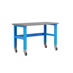 Стол металлический промышленный 1500 мм Place без ящиков, на колесах стол металлический промышленный 1500 мм place без ящиков, на колесах фото