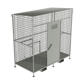 Хранилище для 12 кислородных баллонов оцинкованное хранилище для 12 кислородных баллонов оцинкованное фото