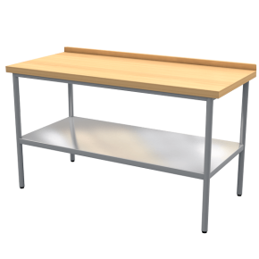 стол кондитерский из нержавейки 870x1500x700 фото