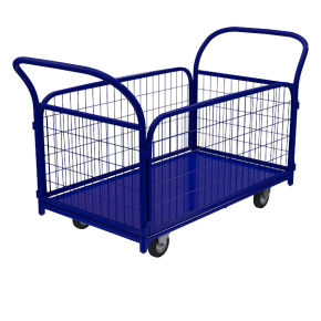тележка платформенная с сетчатыми бортами тс 5 фото