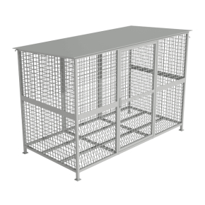 Хранилище для 70 кислородных баллонов сетчатое сварное хранилище для 70 кислородных баллонов сетчатое сварное фото