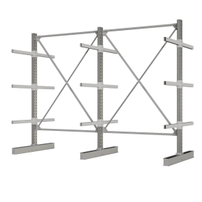 консольный стеллаж клр двухсторонний двойной 1700 фото