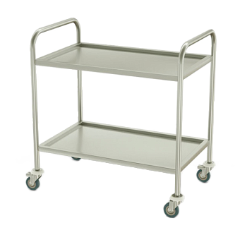 тележка сервировочная разборная из нержавейки 840x795x500 фото