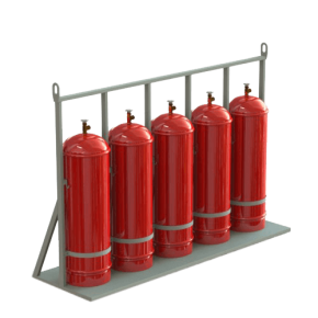 стойка для 5 газовых баллонов (пропан) фото