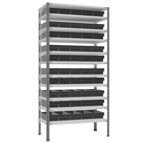 Антистатический стеллаж СТ-012 с ящиками 400x185x100 антистатический стеллаж ст-012 с ящиками 400x185x100 фото