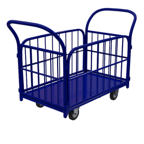 тележка платформенная с трубчатыми бортами тб 3 фото