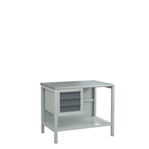 верстак 1000 с подвесной тумбой с 3 выдвижными ящиками фото