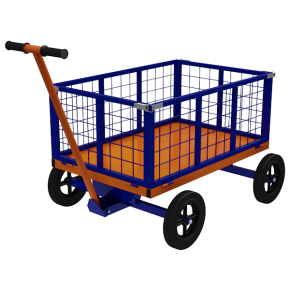 тележка с поворотной осью и трубчатыми бортами тпоб 5 с фото